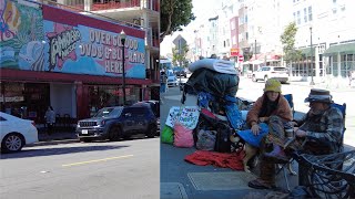 4K Walking HAIGHT ASHBURY SAN FRANCISCO CALIFORNIA USA [upl. by Aramak]