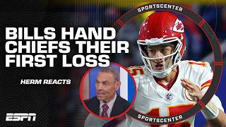 UNDEFEATED NO LONGER 😳 REACTION to Bills handing Chiefs their first loss this season  SportsCenter [upl. by Seth]