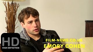 Emory Cohen I Interview I FilmNewscouk [upl. by Lap]