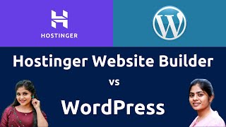 Hostinger Website Builder vs WordPress  Which is Best   Features [upl. by Dosh]