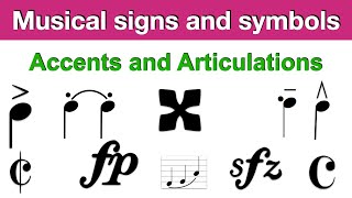 Musical Symbols 101 Accents and Articulations Explained Part 1 [upl. by Hayward]