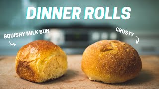 DINNER ROLLS 2 Ways [upl. by Nekcerb603]