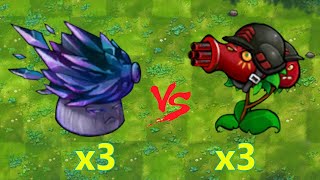 PvZ Fusion  3 Ultra Cherry Shooter vs 3 Ultimate Fume Shroom [upl. by Callery]