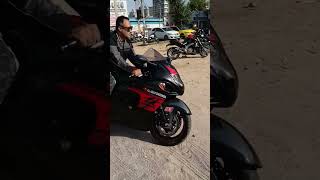 Hayabusa Exhaust Sound without Thortal 🔊hayabusa suzuki superbike viralshorts short trend [upl. by Valida]