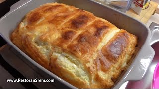 Recept GIBANICA DOMAĆA kako spremiti sa lisnatim testom [upl. by Aminta]