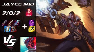 MID Jayce vs Yone  EU Challenger Patch 1413 [upl. by Ahsinnor]