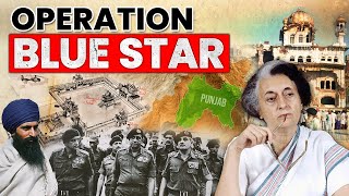 Operation Blue Star  Brief History of Punjab Khalistan Movement [upl. by Lois]