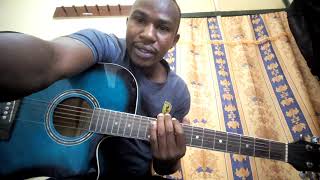 Nanjye ndakunda by Niyomugabo Philemon guitar lesson Kwiga guitar by Pareke [upl. by Ardnatal]