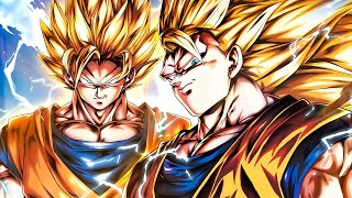 Dragon Ball Legends 3 STAR TRANSFORMING LF SSJ3 GOKU COMBOS UNTIL THE END OF TIME [upl. by Ynnavoeg]