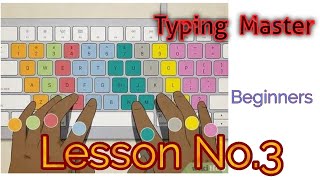 Typing Master Practice Lesson 3  Improve Your Typing Speed and Accuracy [upl. by Safko717]