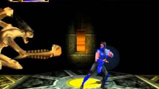 Mortal Kombat Mythologies  SubZero  Stage 8  Monster Shinnok Strategy [upl. by Ebag]