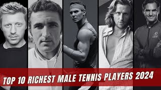 Top 10 Richest Male Tennis Players 2024 Net worth Real Estate Cars [upl. by Assereht]