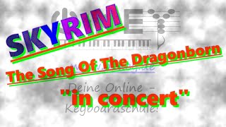 SKYRIM  The Song Of The Dragonborn Dovahkiin Song  in concert auf 6 Keyboards  Audiomultitrack [upl. by Ariec]