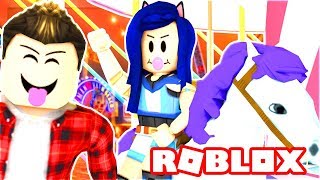 THE TROLLIEST THEME PARK IN ROBLOX WE GET TROLLED Roblox Roleplay [upl. by Calore703]