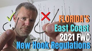 East Coast Florida FWC 2021 New FISHING HOOK REGULATIONS [upl. by Hayouqes660]