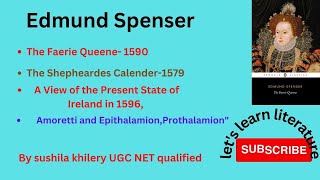 Edmund Spenser The Shepheardes Calender Amoretti and Epithalamion Prothalamion The Faerie Queene [upl. by Roye]