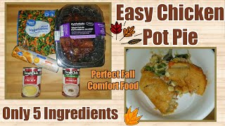 Easy Chicken Pot Pie♡5 Ingredients♡Collab with Madison Pippins [upl. by Yelehsa]