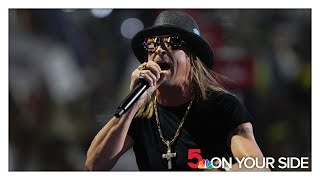 Kid Rock performs prior to Donald Trumps speech at the 2024 Republican National Convention [upl. by Nadnerb]