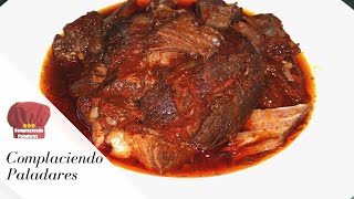 BARBACOA de res en Olla de cocción Lenta receta Complaciendo Paladares [upl. by Yhotmit]