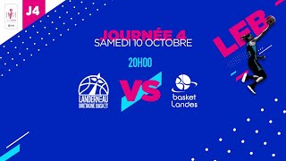 LIVE LFB Journée 4  Landerneau  Basket Landes [upl. by Nnaillek]