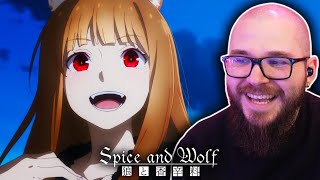 Holo the Wise Wolf  SPICE AND WOLF Episode 1 REACTION [upl. by Seys]