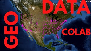 Easy coding to Visualize Geospatial Data in Python  NEW Tutorial in COLAB [upl. by Alyos]