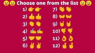 WhatsApp dare game to play with friends  Choose one number 😎 [upl. by Ohcamac290]