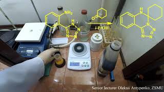 The 6Hspirocyclohexane15tetrazolo15cquinazoline synthesis [upl. by Accebor]