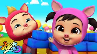 Three Little Pigs  Kids Stories For Baby  Short Time For Kids  Songs For Babies By Boom Buddies [upl. by Seys182]