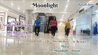 🎶 Moonlight  Line dance demo by aRmall dance [upl. by Guthry]