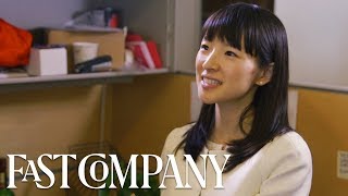 Marie Kondo Tidies My Desk And It’s LifeChanging  Fast Company [upl. by Amri388]