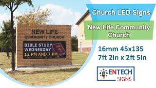 Church LED Signs  Grow Your Congregation  16MM Color Sign [upl. by Nayk]