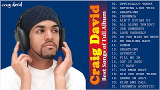 Craig David Greatest Hits 2020  Craig David Top 20 Songs Playlist [upl. by Tarrsus]