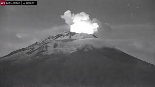 Jul 14 2024 The First Night at Popocatepetl with New 4K Camera [upl. by Kippie]