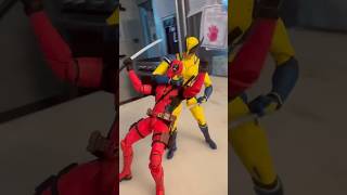 Deadpool and Action Figures actionfigures marvel short deadpool toys spiderman [upl. by Maible]