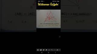 İkizkenar Üçgen 719 geometri matematik maths mathematics [upl. by Stets]