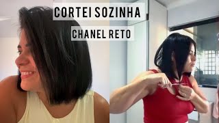 Como cortar o cabelo sozinha em casa cabelo curto [upl. by Angadreme]