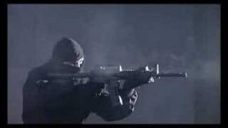 Andy McNab firing an M4 Assault Rifle [upl. by Ahtilat]