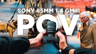 SONY 85MM 14 GM II POV Street Photography [upl. by Brita]