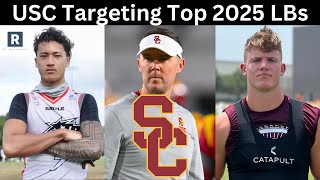 USC Going After Top LBs In 2025 Class  USC Football Recruiting [upl. by Nikolaus516]