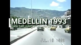 Medellin año 1993 recorrido por la calle san juan [upl. by Perlis]