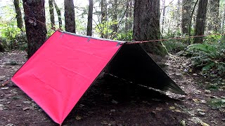 Two Tarp Shelter [upl. by Summers831]