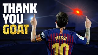 Thank you Leo Messi the Greatest Of All Time  Official FC Barcelona video [upl. by Ancell]