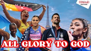 HAVE YOU HEARD THEIR THANKSGIVING SPEECH  Olympians give praise to God at Paris 2024 [upl. by Artkele28]