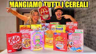 PROVIAMO TUTTI I CEREALI DEI SUPERMERCATI  CI SONO I CEREALI DEL MC DONALDS [upl. by Fanchon]