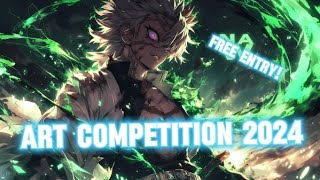 Art Competition 2024  Free Entry  Akshat Can Draw artcompetitions anime art akshatcandraw [upl. by Kaltman]