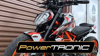 Powertronic Ecu Install  20202022 KTM Duke 390 [upl. by Ecnarrot]