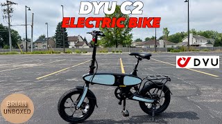 DYU C2 Electric Bike  Full Review [upl. by Adlaremse]