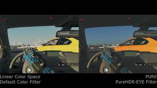 UPDATED Assetto Corsa CSP mod Lights Patch v 023 Linear Color Space vs PURE Test and Comparison [upl. by Melicent]