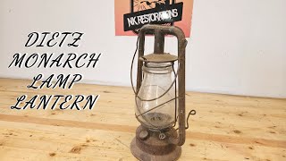 DIETZ MONARCH KEROZINE LAMP LANTERN RESTORATION [upl. by Ahsilrae]